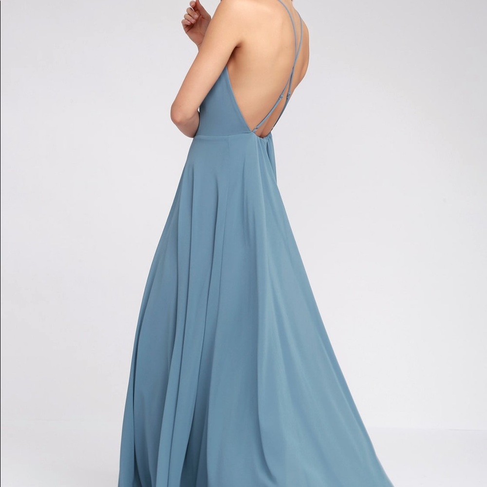 Lulus Light Blue Maxi Dress